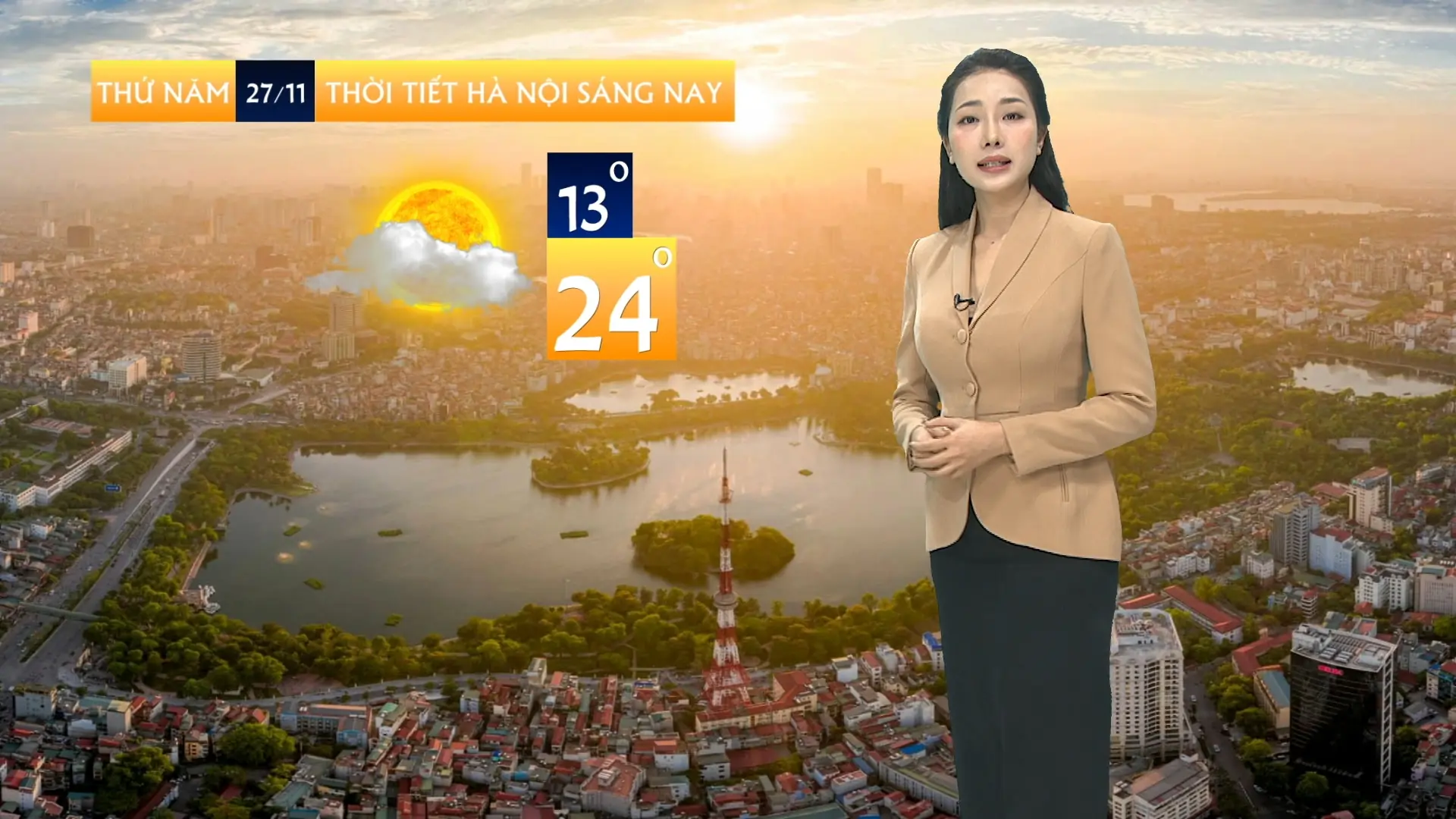 Dự báo thời tiết trưa | 27/11/2025